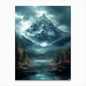 Dark Mountain Canvas Print