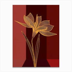 Golden Lily Canvas Print