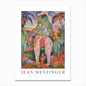 Baigneuse, Jean Metzinger Exhibition Poster Canvas Print