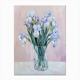 A World Of Flowers Iris 1 Painting Canvas Print