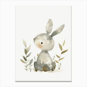 Charming Nursery Kids Animals Bunny 2 Canvas Print