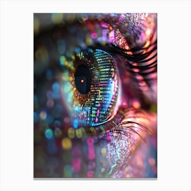 Cyborg Eye Canvas Print