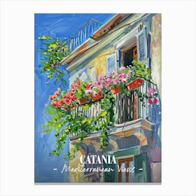 Mediterranean Views Catania 2 Canvas Print