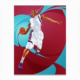 Basketball Dynamic Sport Canvas Print