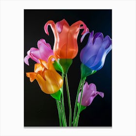 Bright Inflatable Flowers Canterbury Bells 1 Canvas Print