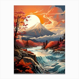 Azure River Canvas Print