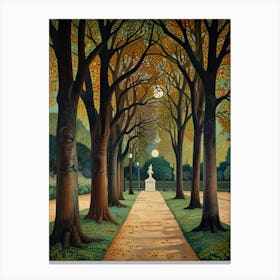 William Morris Walk In The Park 1 Canvas Print