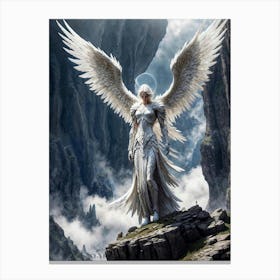 Angel Of The Sky Canvas Print