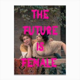 Future Is Female 2 Canvas Print