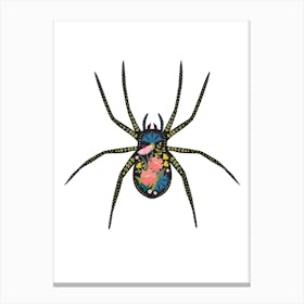 Floral Spider 2 Canvas Print