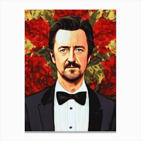 Edward Norton Illustration Movies Canvas Print