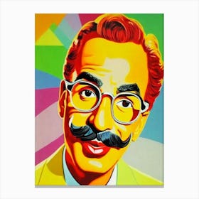 Groucho Marx Colourful Pop Movies Art Movies Canvas Print