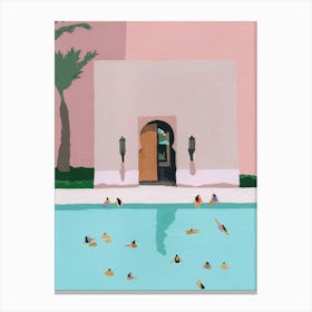 Middle Eastern Swims Canvas Print