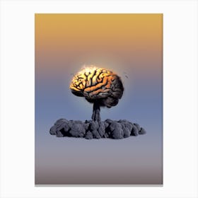 Brain Explosion Canvas Print