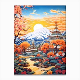 Asian Landscape Painting 1 Canvas Print