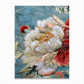 Chinese Embroidered Fabric 1 Canvas Print