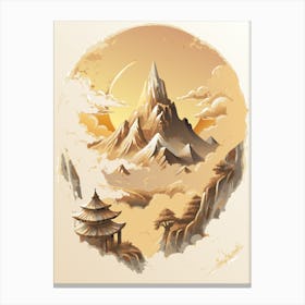 Asian Landscape Canvas Print