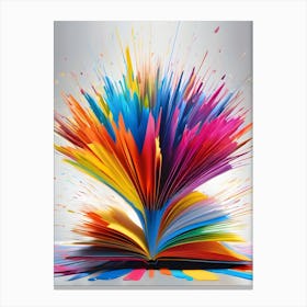 Colorful Book Canvas Print