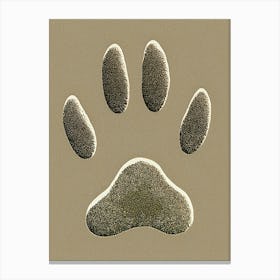 Paw Print Canvas Print