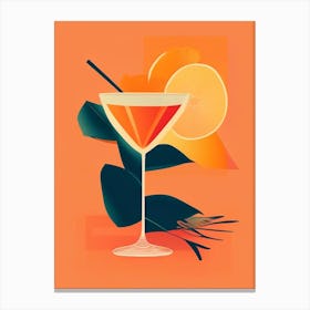 Fuzzy Navel Pop Matisse Cocktail Poster Canvas Print