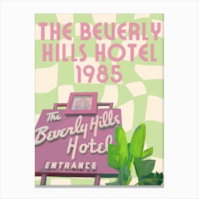 Beverly Hills Hotel 1 Canvas Print