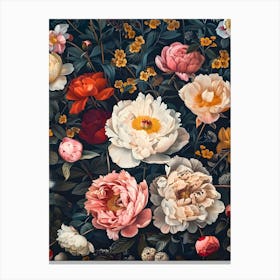 Peonies Canvas Print