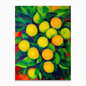 Breadfruit Vibrant Matisse Inspired Painting Fruit Canvas Print