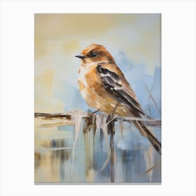 Bird Painting Swallow 3 Canvas Print