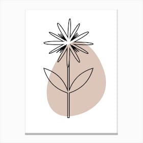 Flower Illustration 1 Canvas Print