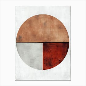 'The Circle', Minimalist, Bauhaus Canvas Print