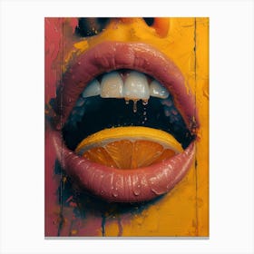 Orange Slice Canvas Print