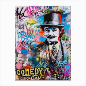 Charlie Chaplin Canvas Print