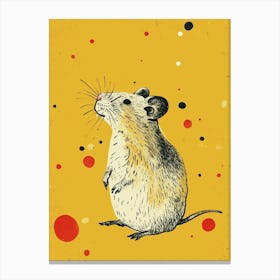 Yellow Rat 2 Canvas Print