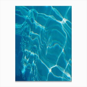 Turquoise Blue Pool  Canvas Print