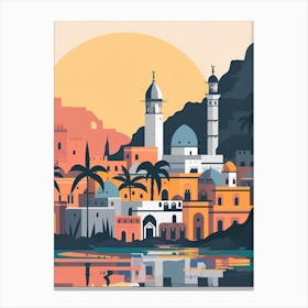 Islamic City Canvas Print