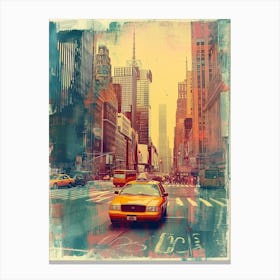 Polaroid Inspired New York Cityscape  2 Canvas Print