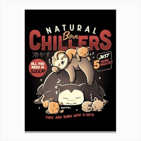 Natural Born Chillers Canvas Print