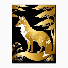 Japan Golden Fox 15 Canvas Print