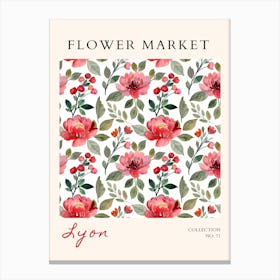 Flower Market 35 Canvas Print