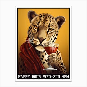 Happy Hour Wednesday Canvas Print