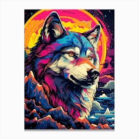 Wolf Painting 2 Canvas Print