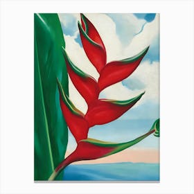 Georgia O'Keeffe - Crabs Claw Ginger Hawaii, 1939 Canvas Print