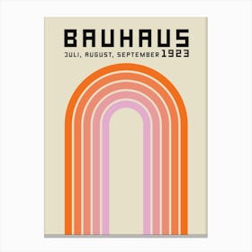 Bauhaus Sunset Canvas Print