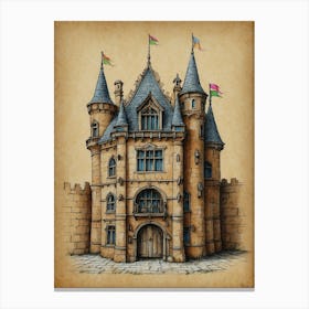 Castle In The Sky Canvas Print