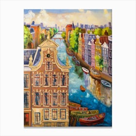 Amsterdam Cityscape Canvas Print