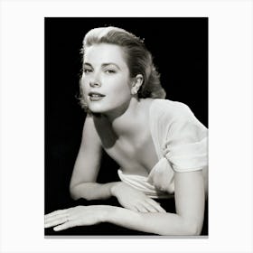 Actress And Princess Grace Kelly Canvas Print