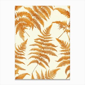 Pattern Poster Cinnamon Fern 1 Canvas Print