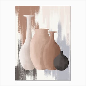Three Vases Canvas Print