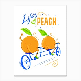 Lifes A Peach Canvas Print