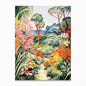 Harry P Leu Gardens Usa Modern Illustration 1 Canvas Print